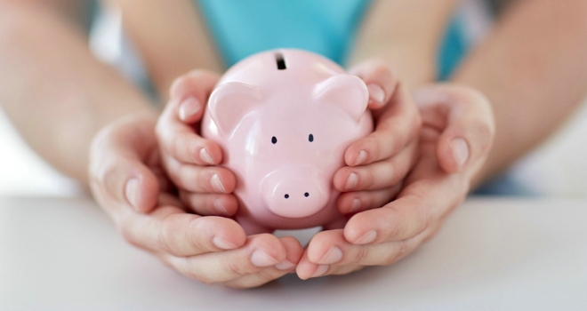 Bank of Mum and Dad flips as over half of adult children set to financially support parents Mum family child save saving pig pension money