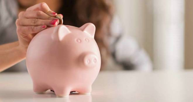 No industry offers an average wage high enough to afford a home piggy bank saving money