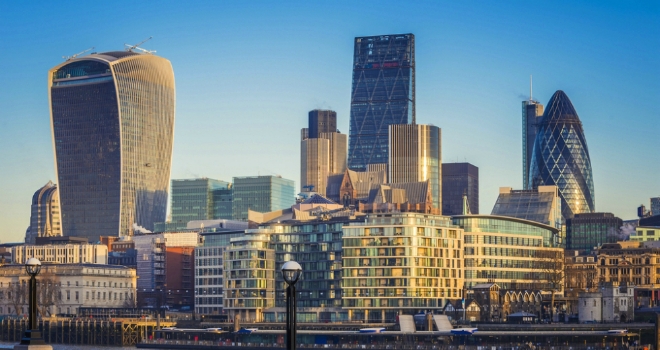 Industry split on government's new financial sector reforms London city finance skyline