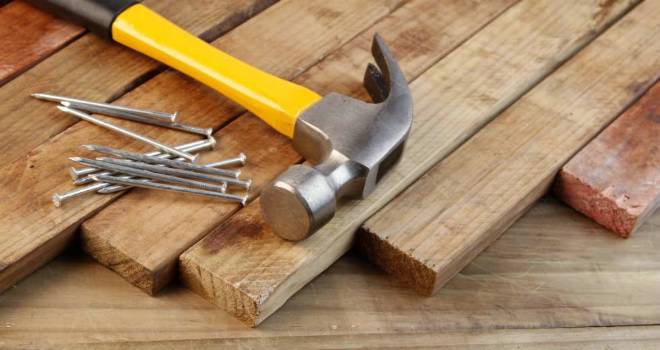 Shawbrook reintroduces 'lending for refurbishment costs' product construction development hammer nails