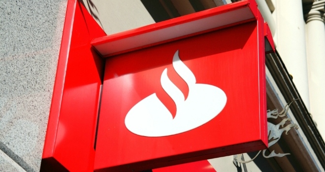 Santander sign