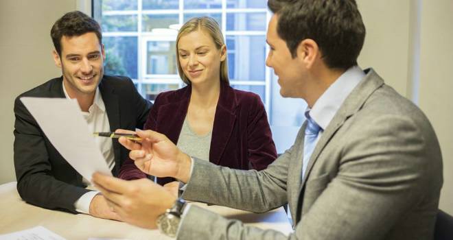 Bridging finance for your customers adviser with couple