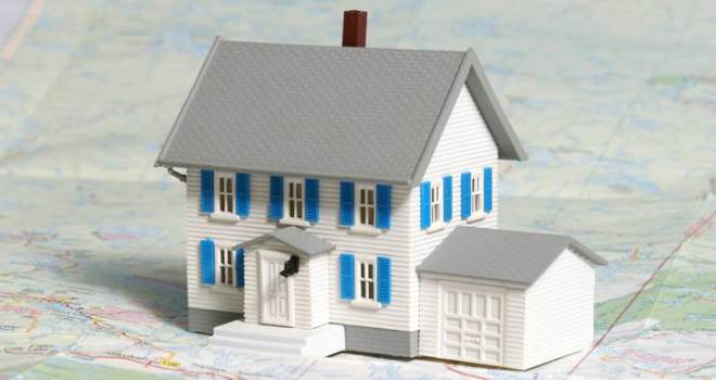 Which regions have been hit hardest by falling sales volumes? house on a map