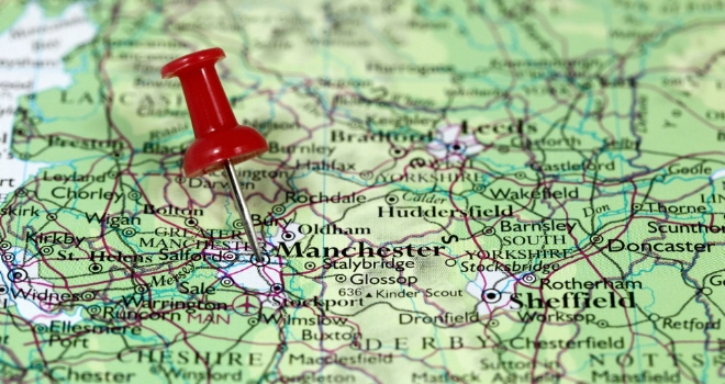 North West dominates top 10 list for 2019 house price growth Map North Manchester