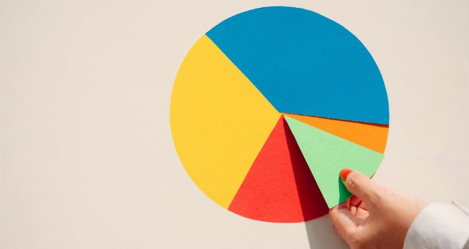 Advisers and insurers split on impact of home working on customer service pie chart graph share