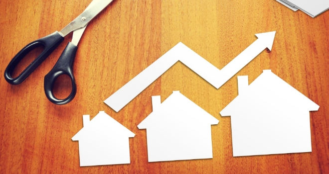 Remortgage lending almost doubles in July house graph grow cut