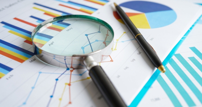 Less than 0.25% of mothers' state pension errors reviewed charts and graphs with magnifying glass