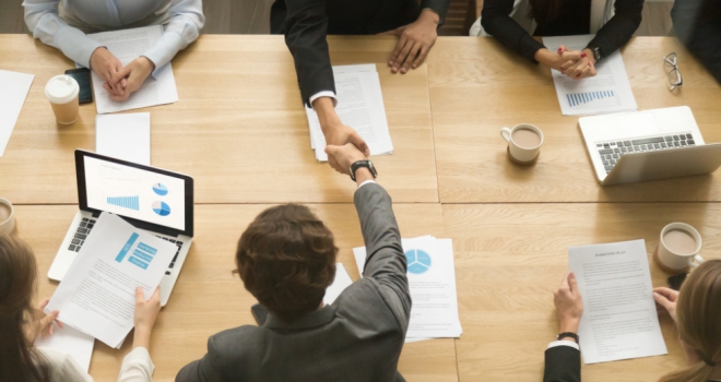 Considering homeowner business loans deal agreement business hand handshake acquire