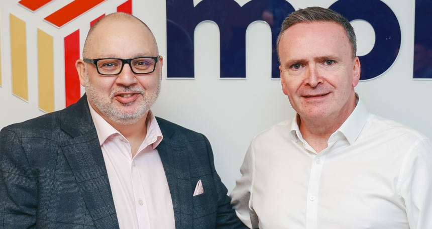 Richard Cunningham joins Molo as telephone BDM Richard Cunningham and Martin Sims Molo