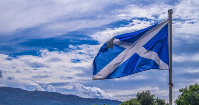LendInvest opens new office in Glasgow  scottish flag against blue sky