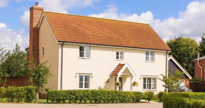 Bigger homes driving house price growth: Halifax New build detached modern house
