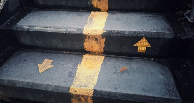 UK economy grew 0.3% in November but remains on the brink of recession up down climb drop decline raise stairs