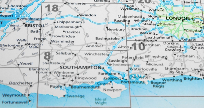 Norton Home Loans appoints BDM for the South of England South England map