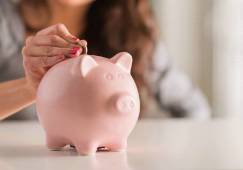 No industry offers an average wage high enough to afford a home piggy bank saving money