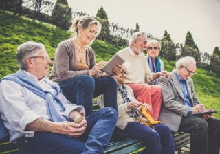 Over 60s housing wealth hits new record high of 2.89tn old people pension retirement