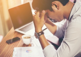 Commercial brokers struggling to find business acquisition funding stress financial adviser worker business