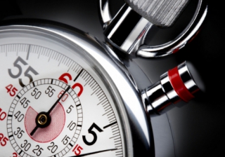 Just 13% of brokers think pace of rate cuts is too fast clock fast stopwatch time speed