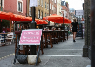 outdoor seating ppe covid coronavirus