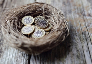 A fifth of wealthy over 55s unaware that pensions are set to become liable to IHT pension nest egg money pound coin