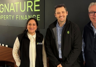 Signature enhances lending process with DeskVal  Sabina Thorpe DeskVal, Tom Howells-Signature, John Penquet DeskVal