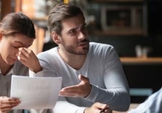 65% of buyers said they find getting a mortgage stressful stress fraud home buyer couple gazumping