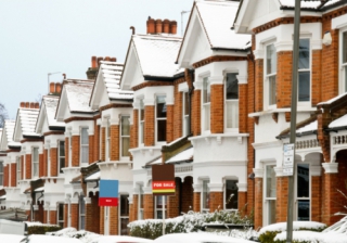 House prices see annual growth of 3.3% in 2024 despite December dip: Halifax winter house snow cold