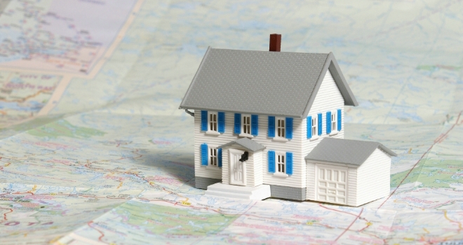 Where are the worst regions for social housing levels? House Map