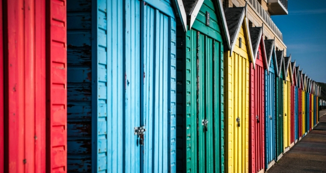 beach huts