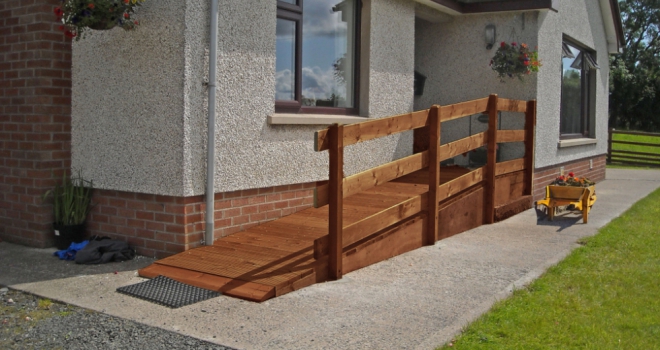 New research reveals a disparity between ageing population and home planning Access ramp 933