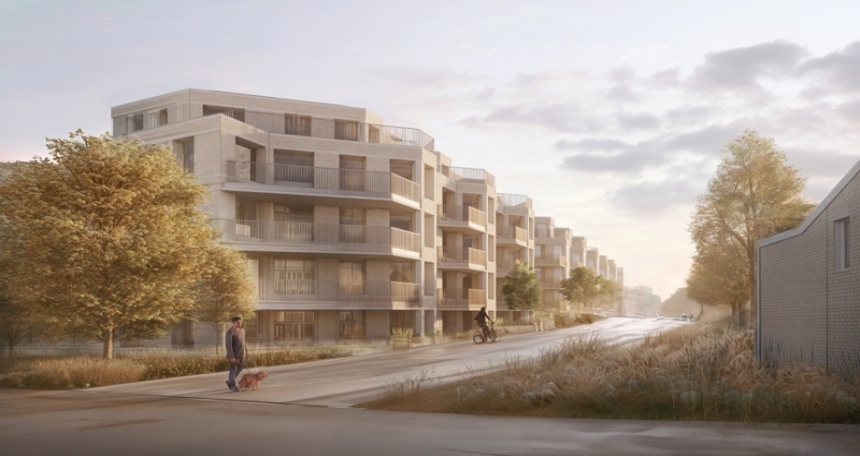 Case study: Paragon backs regeneration of Bath Press site with £32.5m development finance facility Bath Press Development - Paragon Bank - 335