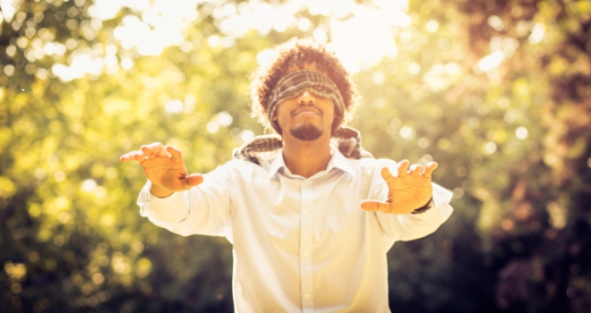 Buying Unseen: How to limit your risks when you can't view your property first hand Blindfold 585