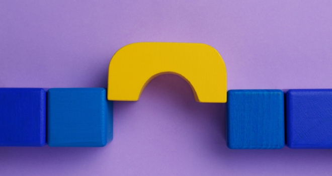 A beginner's guide to bridging & development lending wooden blocks bridging a gap