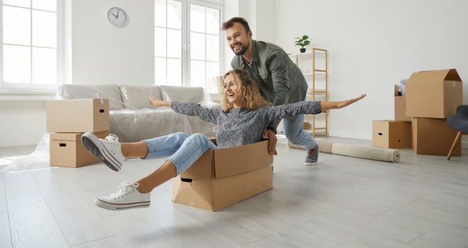 55% rise in young adults skipping renting in favour of homeownership Cardboard Boxes