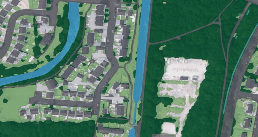 Ordnance Survey. Enhanced Land Cover - 025
