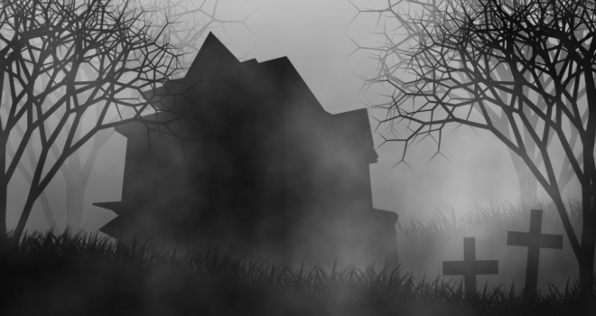 Paranormal postcode premiums: How much more does it cost to live in a haunted location? haunted house spooky halloween