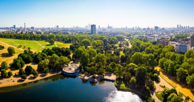 London's royal parks property premium a staggering 85% Hyde Park 903