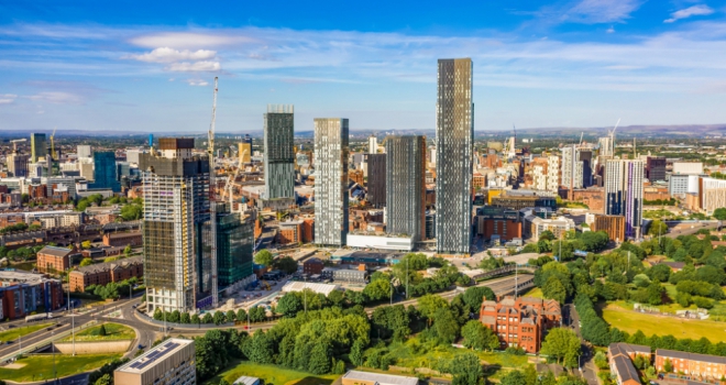 Which areas are driving post-pandemic city house price growth? manchester 550