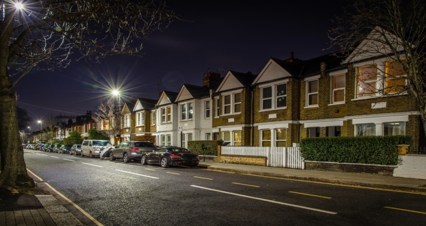 Hinckley & Rugby cuts BTL rates Houses at night - 345