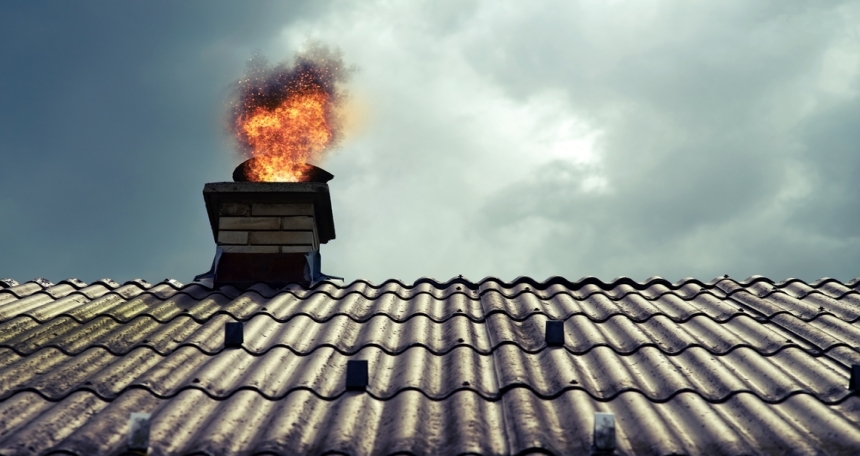 Devon and Somerset record most chimney fires in England Fire Saftey - 722