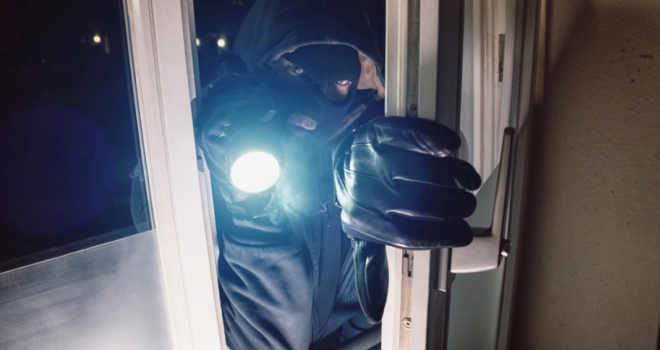 How to best protect your student accommodation over Christmas Night Burglar 442