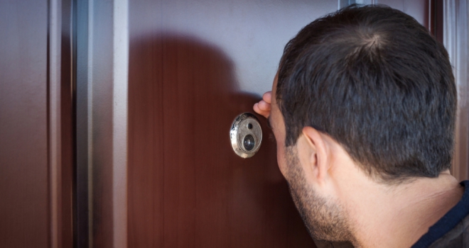 Almost half of landlords unable to perform gas safety checks because they were denied access Spyhole door 672