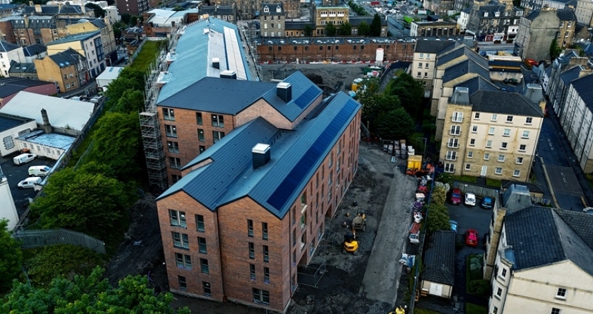 Case study: Secure Trust Bank completes £13.7m loan on BTR development in Edinburgh STB - Stead’s Place - 917